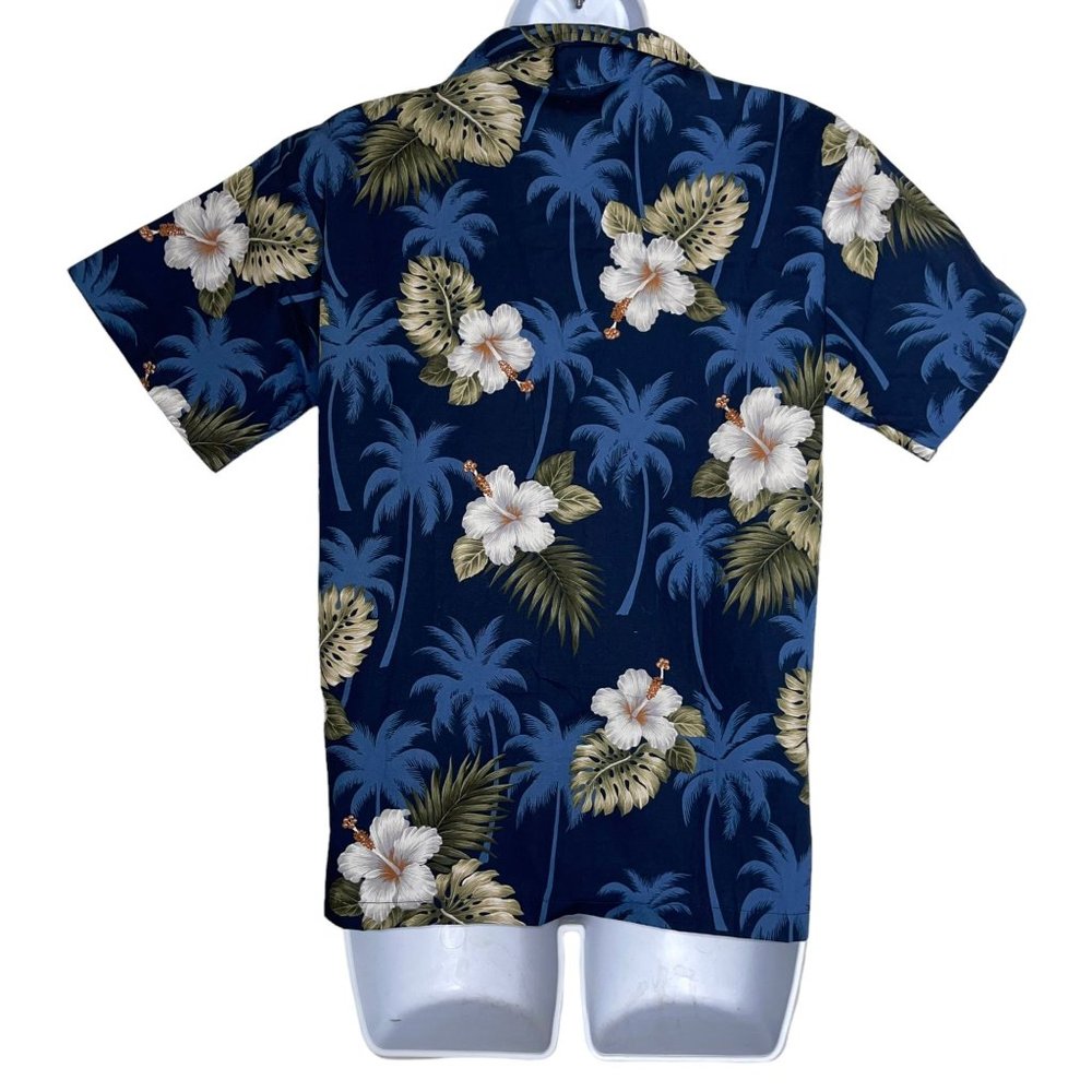 NWT Pacific Legend Aloha Tropical Island Blue Floral Beach Vacation Shirt XL - Picture 6 of 10